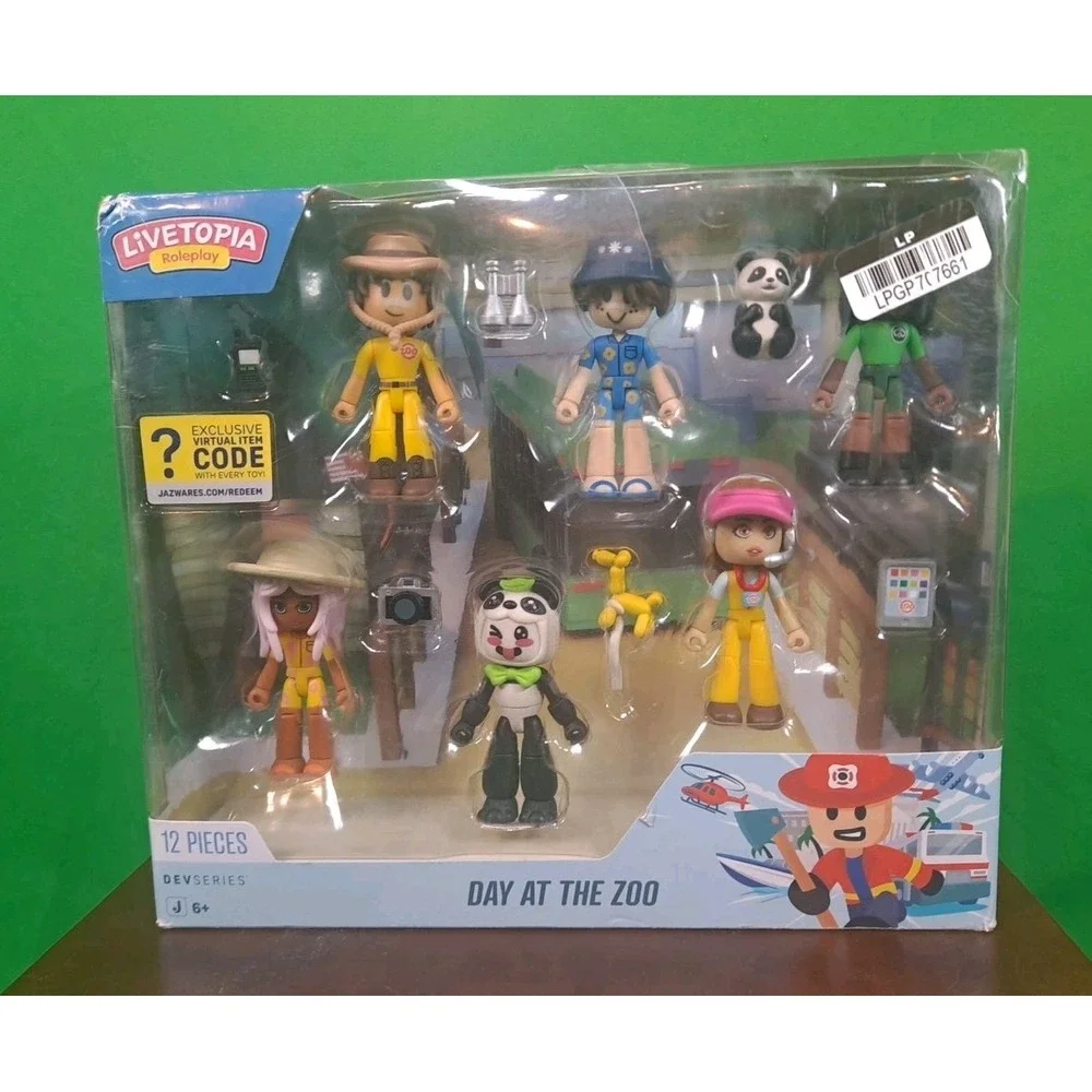 Livetopia Roleplay Day at the Zoo 12-Piece Figure Set from the DevSeries by Jazw